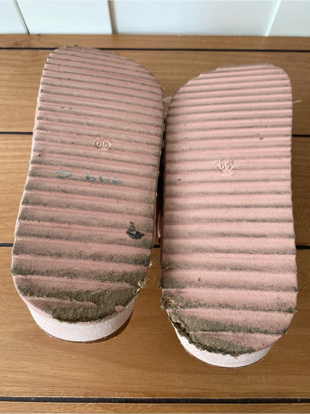 Madden Girl Pink Platform Double Buckle Slide Sandals Size 6.5 - Picture 6 of 8